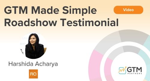 Fullfillment IQ Testimonial on the GTM Made Simple Roadshow