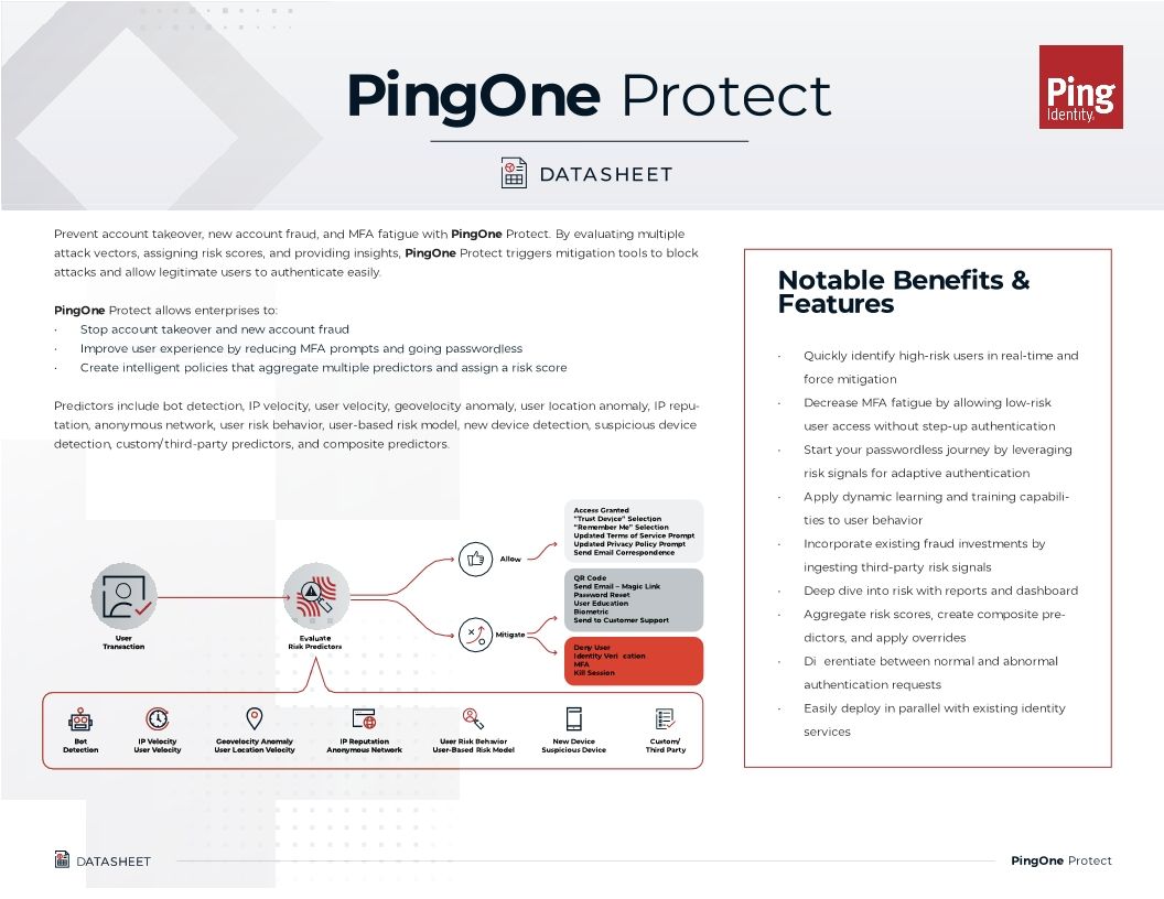 PingOne Protect