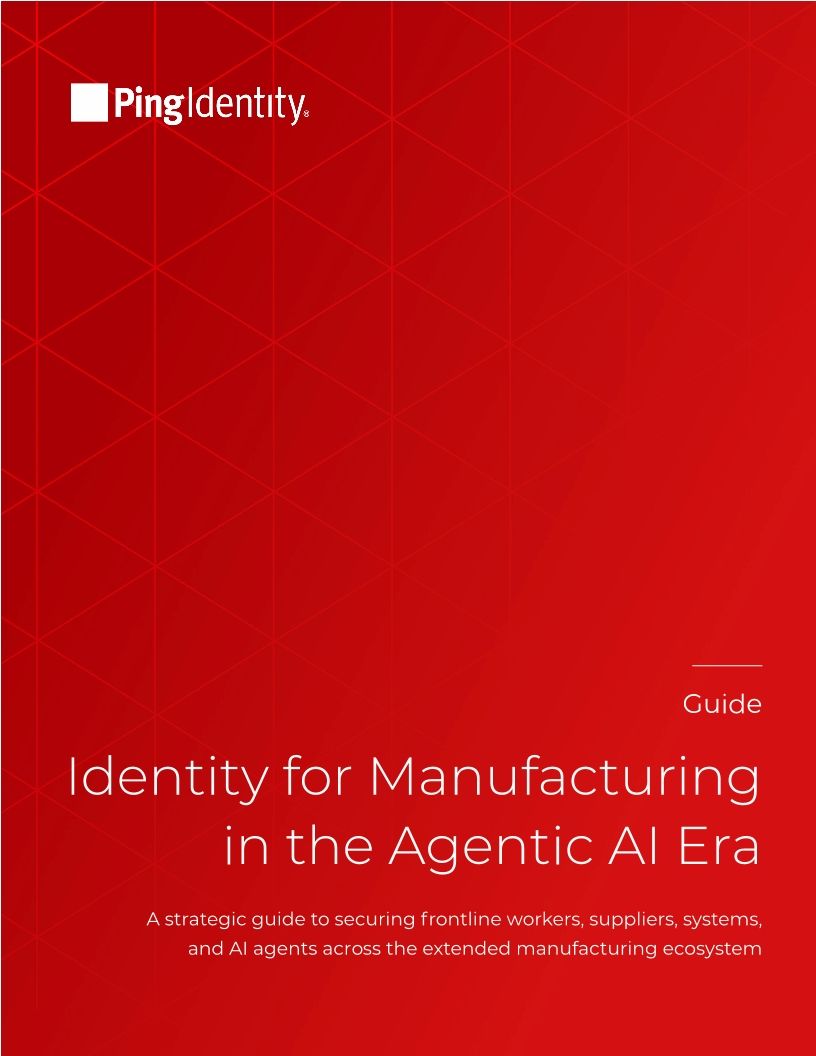 Identity for Manufacturing in the Agentic AI Era