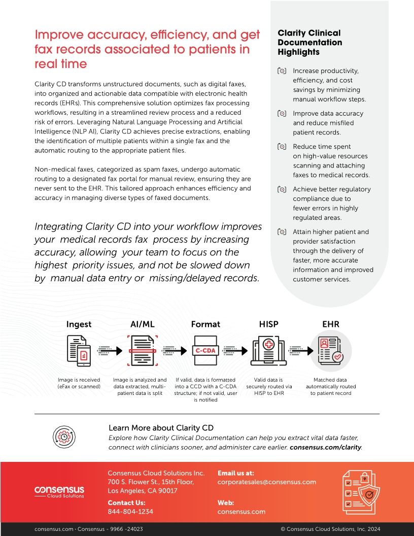 Clarity Clinical Documentation™