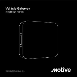 Vehicle Gateway Installation Manual