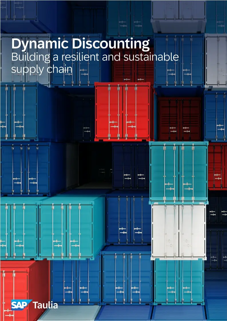 Dynamic Discounting: the key to early payments