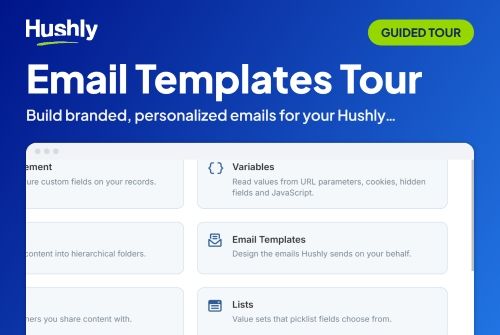 Email Templates Tour