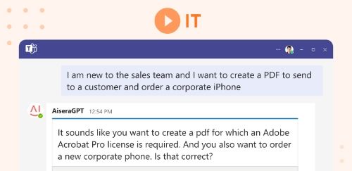 Generative AI for IT