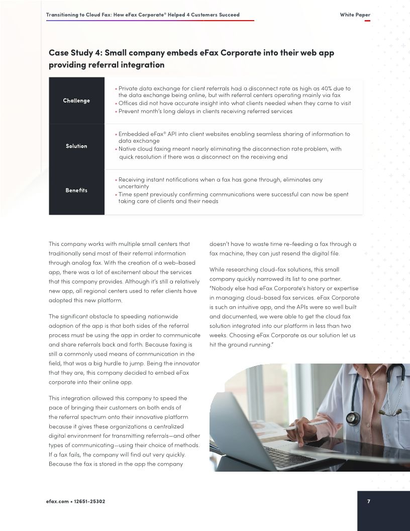 Transitioning to Cloud Fax: How eFax Helped 4 Customers Succeed