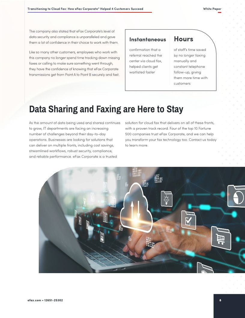 Transitioning to Cloud Fax: How eFax Helped 4 Customers Succeed