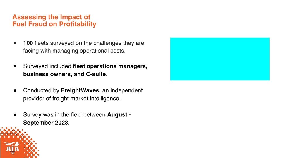 ATA MCE Educational Session - Fuel Fraud: Is Your Fleet Leaking Profits?
