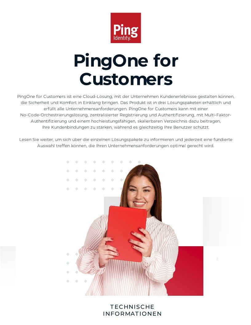 PingOne for Customers: Technische Informationen