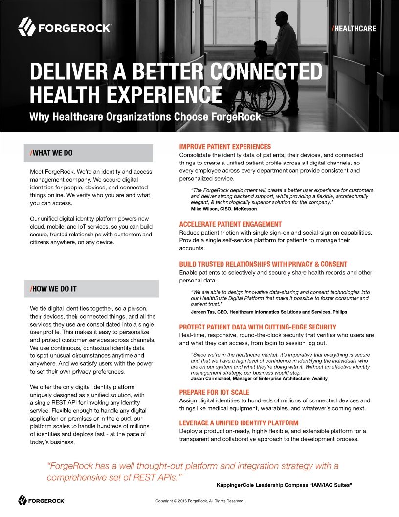Deliver a Better Connected Health Experience